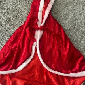 Kids Red Santa-Themed Intimate Robe